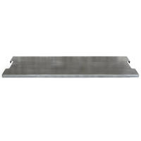 EDELSTAHL-ABDECKUNG für Feuerstelle Hampton, Bethlehem, Granville und Vancouver - Edelstahlfarben, Metall (37/9/113cm) - Elementi