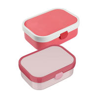 BROTDOSEN MIT EINSATZ & GABEL Campus Cool Pink & Pink 700 ml 2er Set - Pink/Rosa, Kunststoff (13.2/6.1/17.8cm) - Mepal