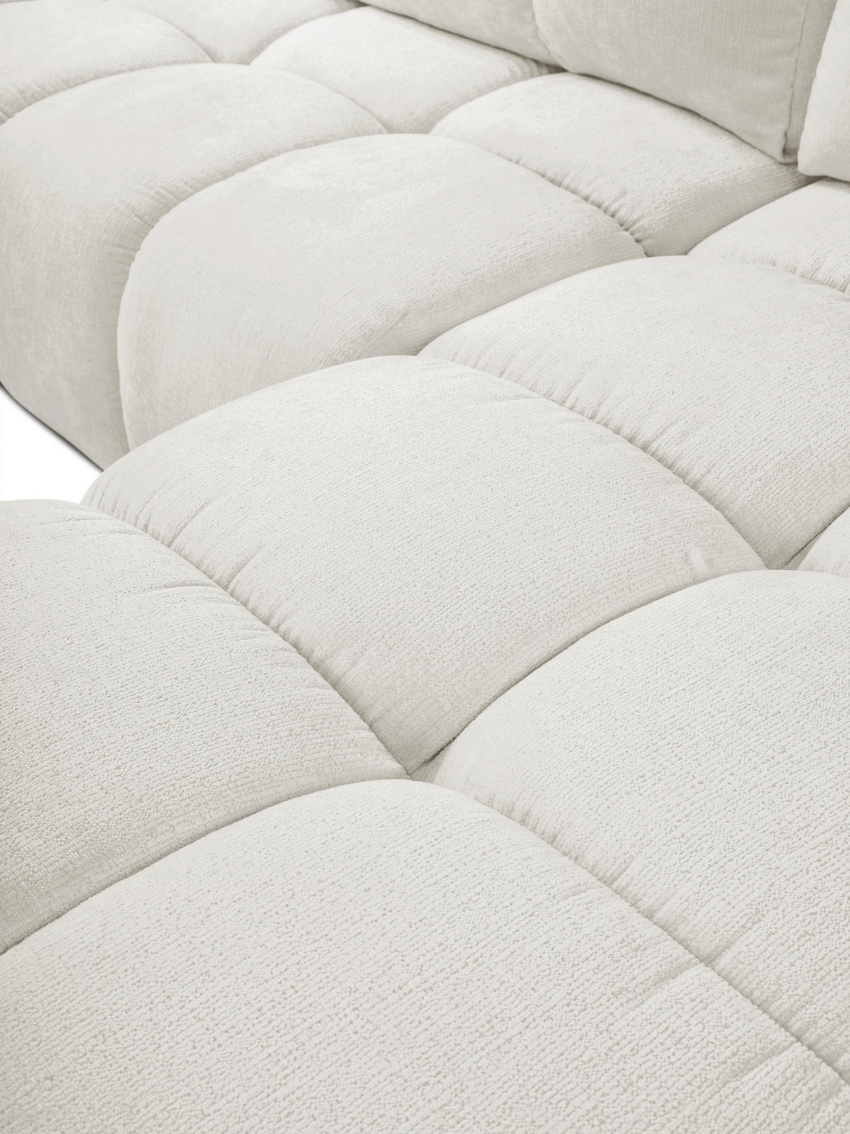 ECKSOFA L Form Hosio Cremefarbton 286/177/88 cm Rechts mit Schlaffunktion - Hellgrau/Schwarz, Kunststoff/Textil (286/177cm) - AX Living