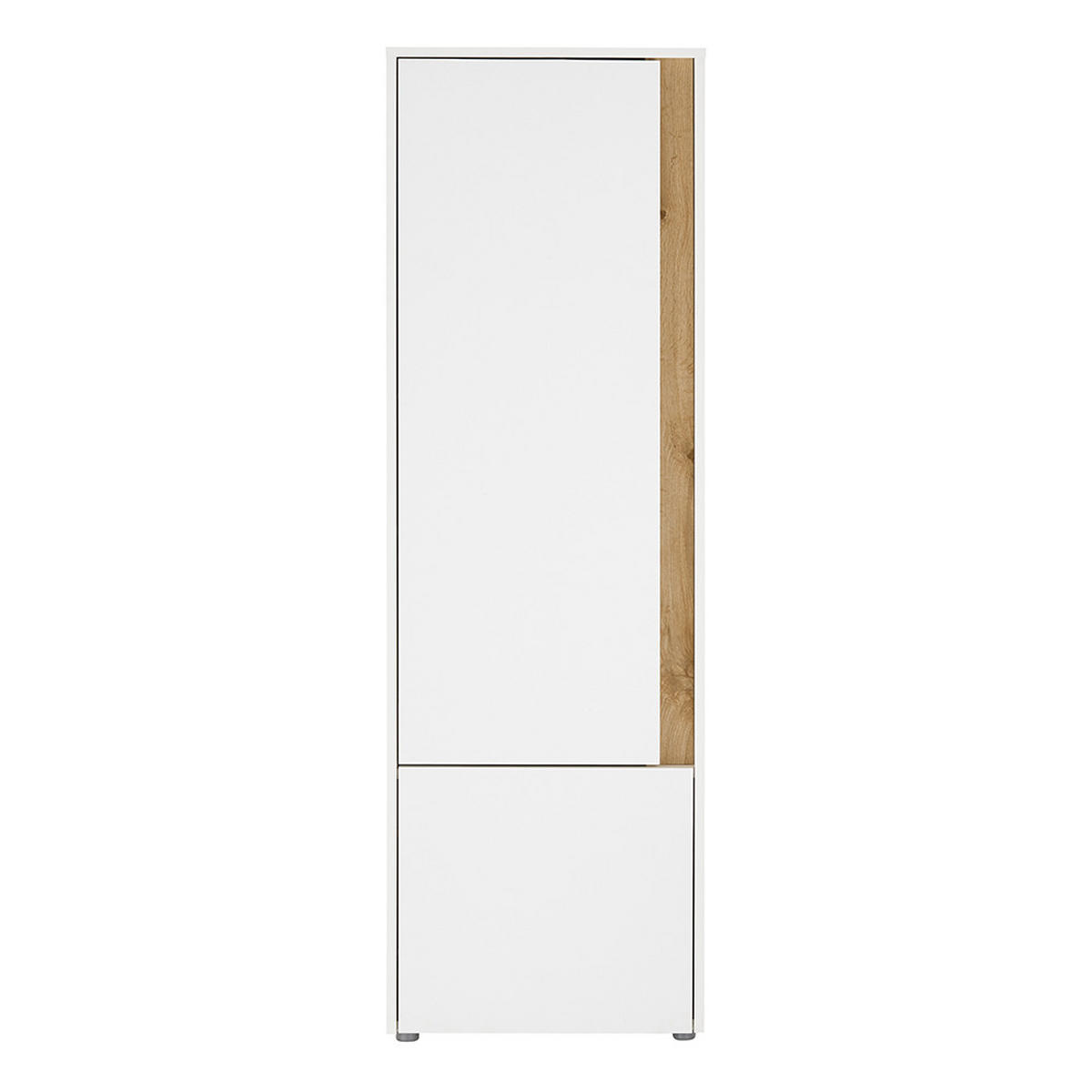 STAURAUMSCHRANK Crisp-61 - Weiß, Holzwerkstoff (50/157/40cm) - Lomado