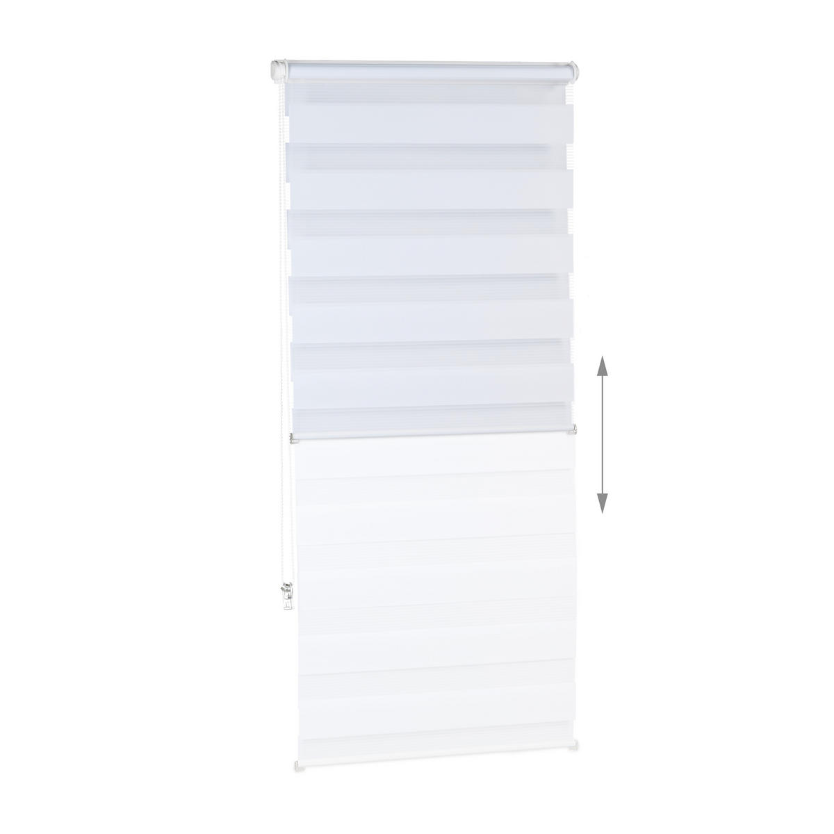 DOPPELROLLO Klemmfix - Multicolor, Kunststoff/Textil (59.5/156/6.5cm) - Relaxdays