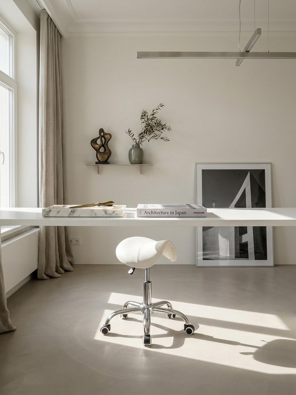 SATTELHOCKER höhenverstellbar mit 100 kg Belastbarkeit BEVANO, Weiß 60x60x60 cm - Silberfarben/Weiß, Kunststoff/Textil (60/60/60cm) - KADIMA DESIGN