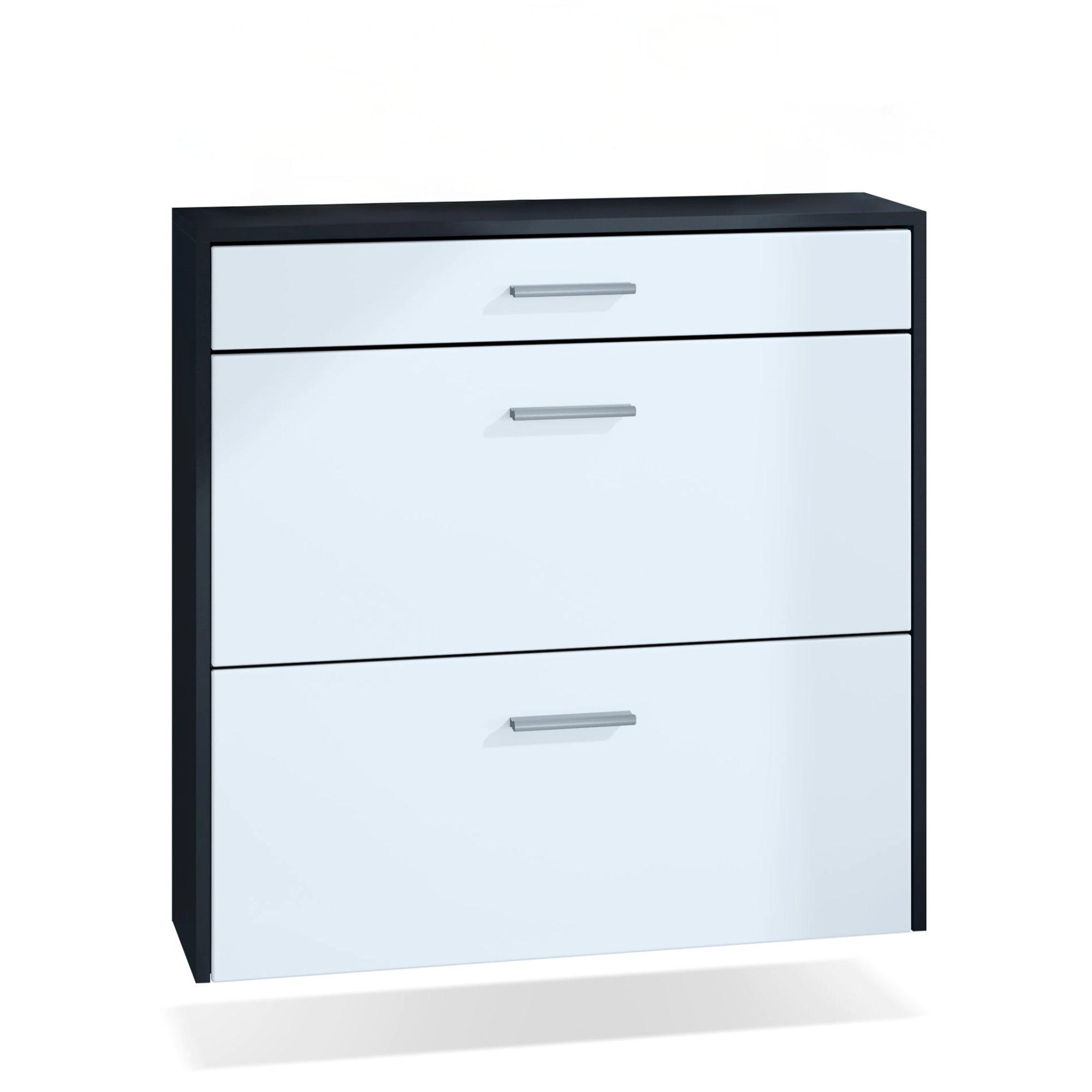 InnoFurn Hängender-Schuhschrank Weiß 89x87x23 cm