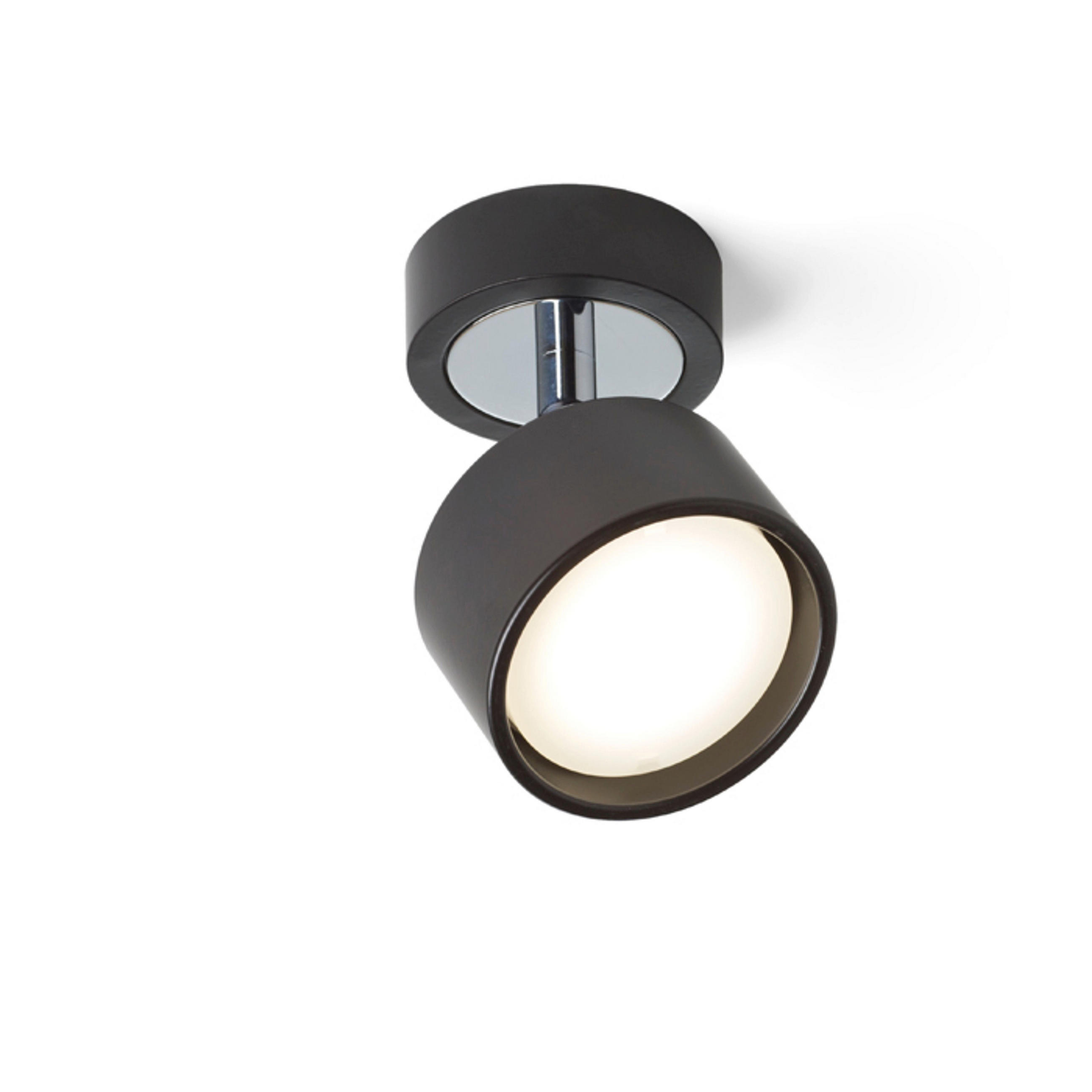 DECKENLEUCHTE PIXIE Schwarz Chrom 7 W - Schwarz, Metall (137/9/5cm) - Rendl