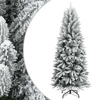 WEIHNACHTSBAUM Künstlicher Beschneit 120 Cm Pvc&Pe - Weiß, Kunststoff (120cm) - vidaXL