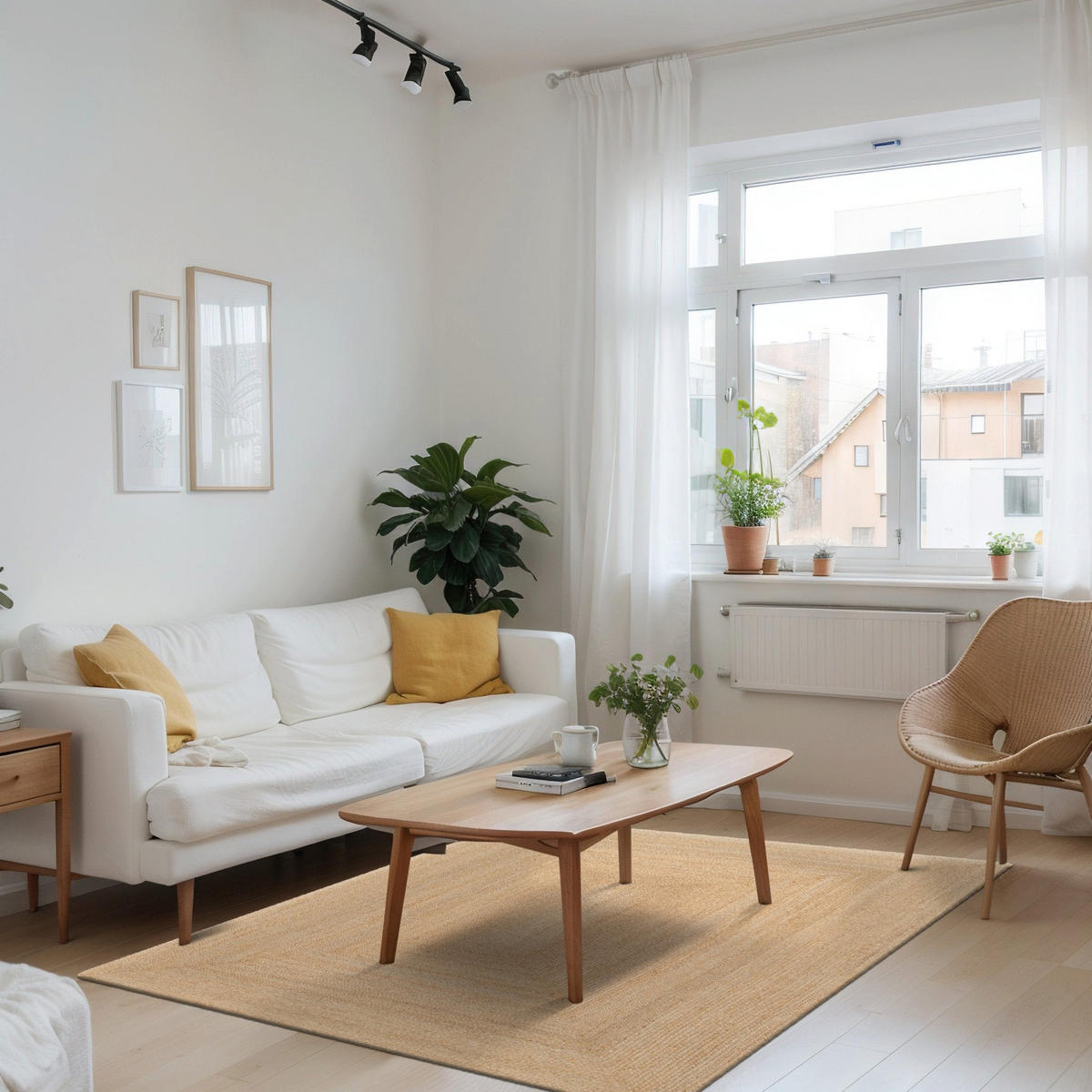 TEPPICH Design handgefertigt Jute beige - Beige, Naturmaterialien (120/170cm) - AFK Living