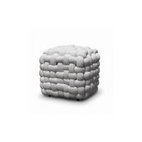 HOCKER ELIO 40/40/40 cm Grau - Grau, Textil (40/40/40cm) - Lookway