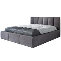 POLSTERBETT LISI 180x200 Grau - Grau, Textil (180/200cm) - A&J MöbelLand