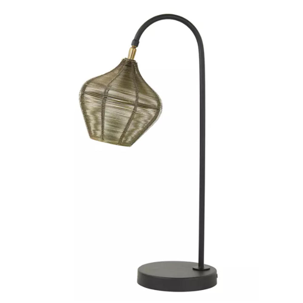 TISCHLAMPE Alvaro Bronze Ø27/61 cm - Bronzefarben, Metall (27/20/61cm) - Light & Living