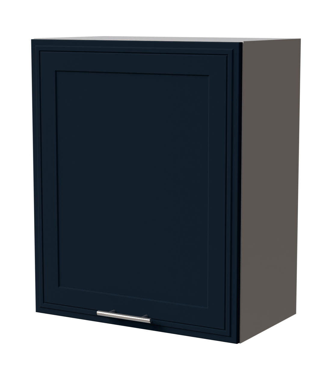 HÄNGESCHRANK Salo W2/60 Grau / Indigo Matt 60 / 32,5 / 72cm - Dunkelblau/Grau, Holz/Holzwerkstoff (60/72/32.5cm) - Feldmann-Wohnen