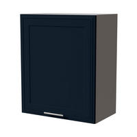 HÄNGESCHRANK Salo W2/60 Grau / Indigo Matt 60 / 32,5 / 72cm - Dunkelblau/Grau, Holz/Holzwerkstoff (60/72/32.5cm) - Feldmann-Wohnen