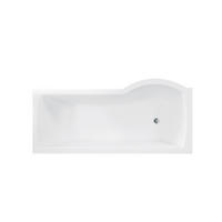 BADEWANNE Rechteck INSPIRO 170/70 Links mit Schürze Ablauf Füße - Weiß, Kunststoff (70/55/170cm) - bad land