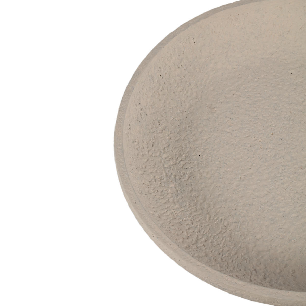SCHALE Hillie Beige 40/40/6cm - Beige, Stein (6cm) - PTMD Collection