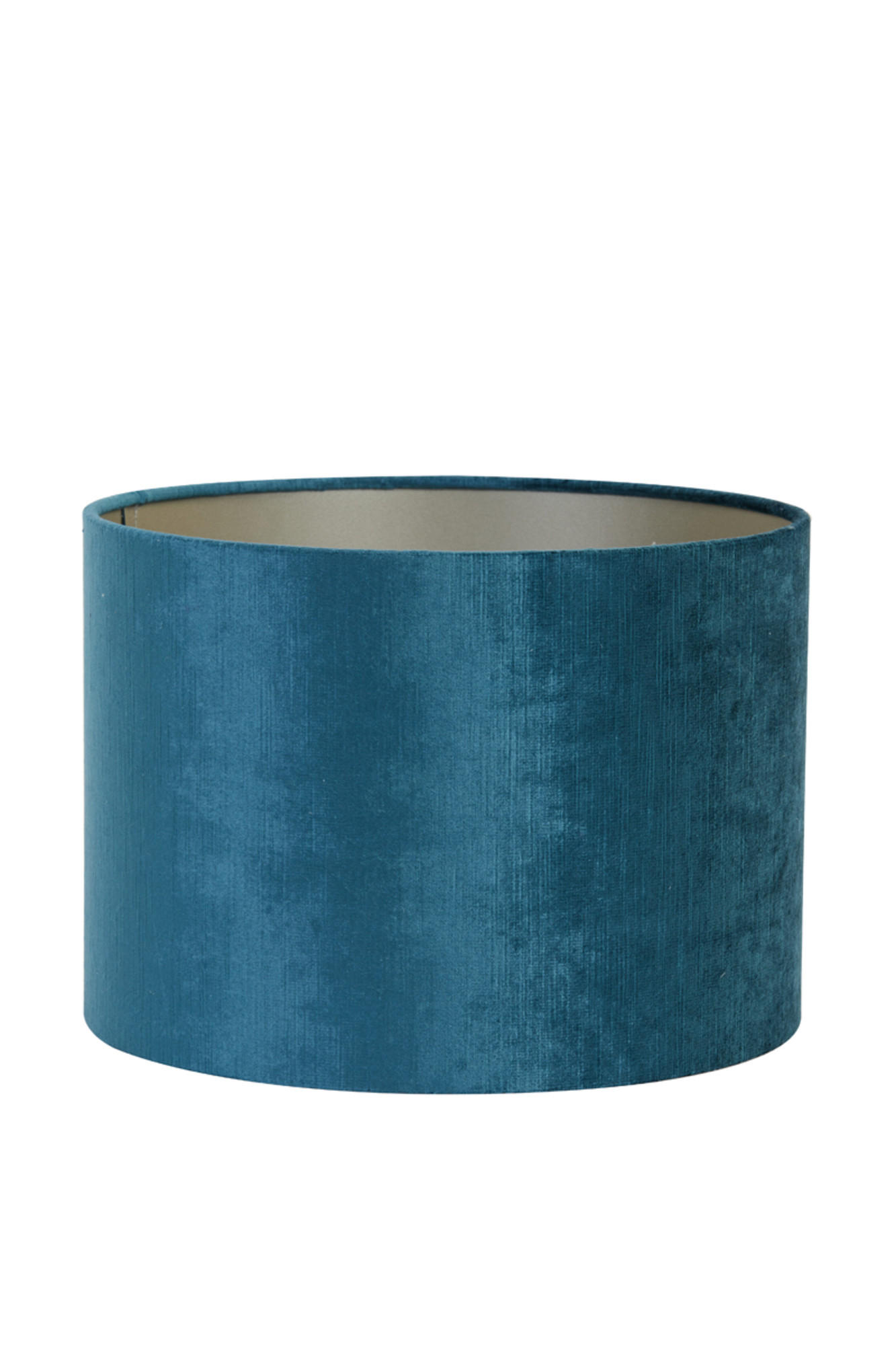 LAMPENSCHIRM Edelstein Blau Ø25/18 cm - Blau, Textil (25/25/18cm) - Light & Living