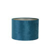 LAMPENSCHIRM Edelstein Blau Ø25/18 cm - Blau, Textil (25/25/18cm) - Light & Living