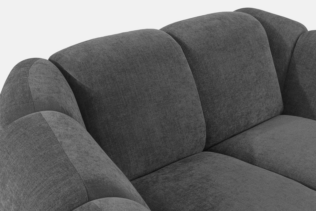 SESSEL FLAVA, Aschgrau - Grau, Holz/Holzwerkstoff (160/76/100cm) - KONSIMO®