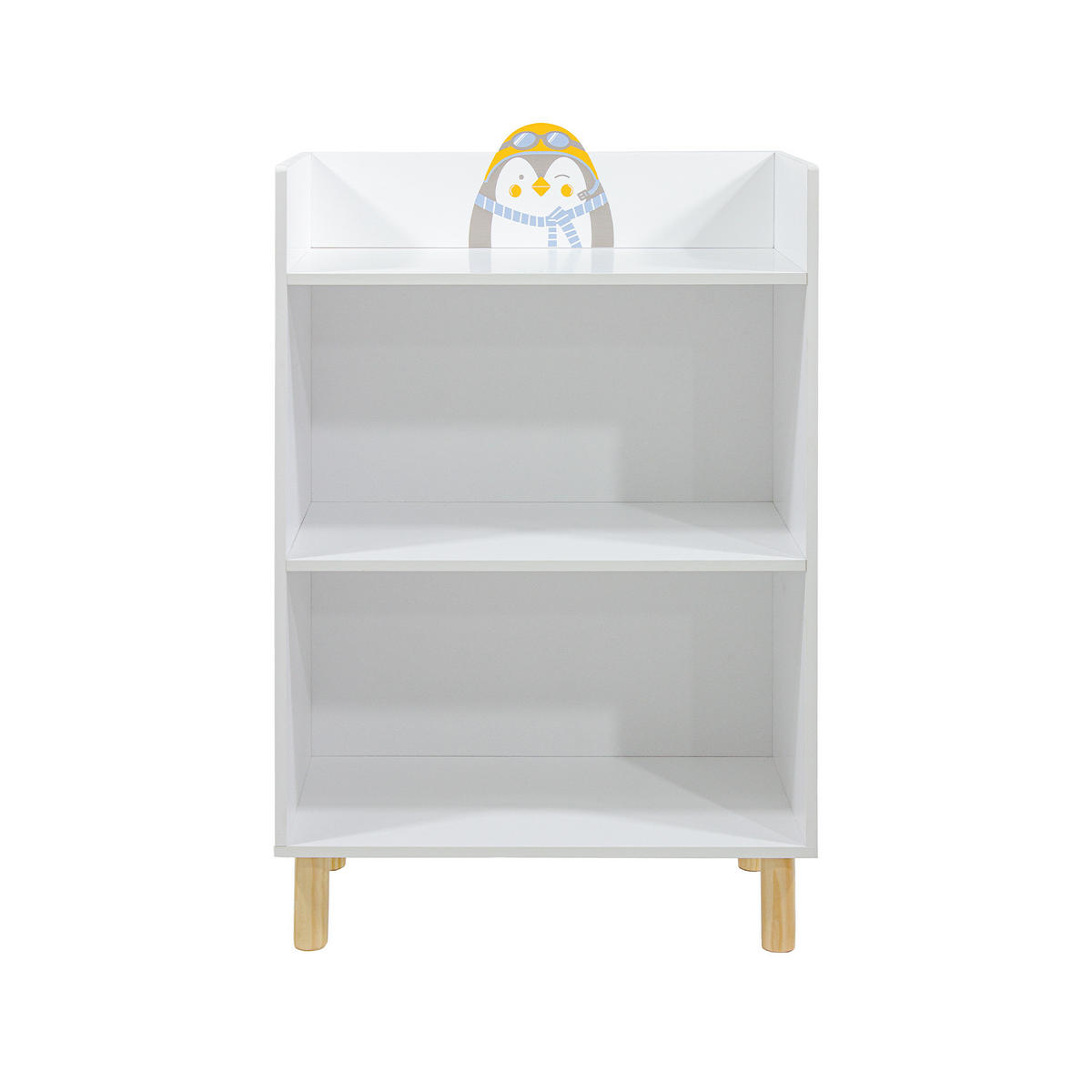 KINDERBÜCHERREGAL Weiß 55/30/86 - Weiß, Holz (55/86/30cm) - Mobili Rebecca