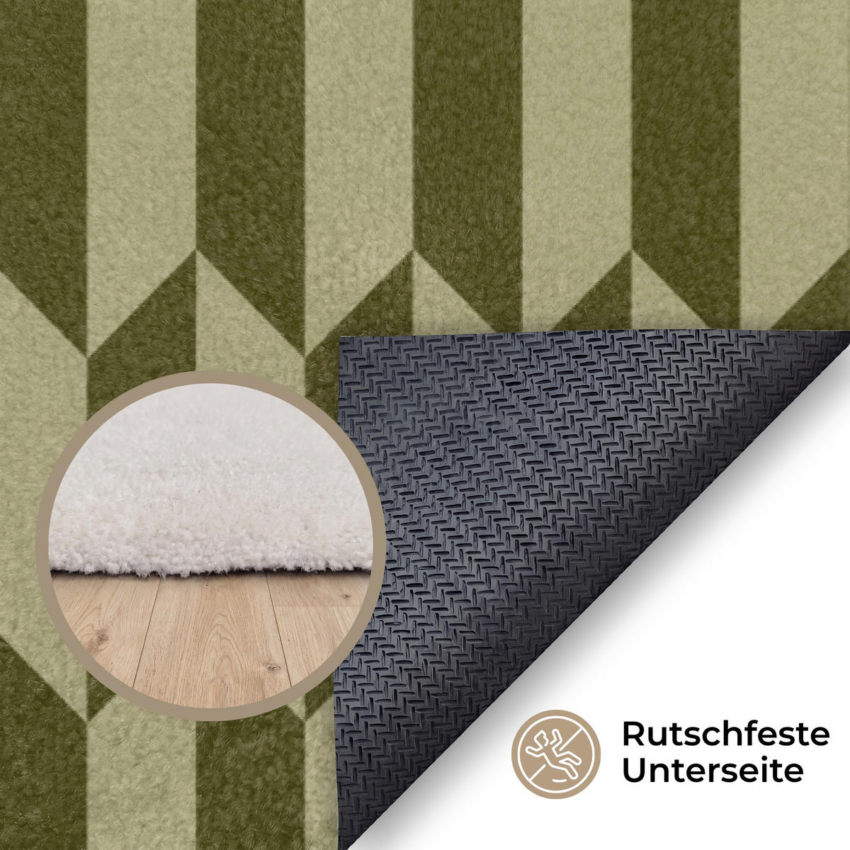 KOBERCE - Vzor - abstraktný - zelený - lietadlá - 200x140 cm - olivovozelená, textil/plast (200/0.4cm) - OnlyWow