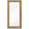 WANDSPIEGEL IM BAROCK-STIL 100X50 CM GOLDEN - Goldfarben, Holz (50/1/100cm) - vidaXL