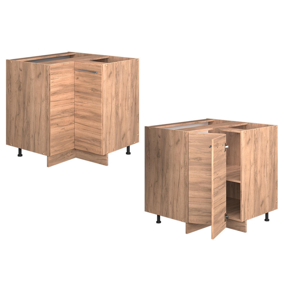 Honigeiche, Holzwerkstoff (80.5/82/60cm) - Vicco