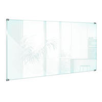 KÜCHENRÜCKWAND 100 x 50 cm Transparente Glasplatte - Transparent, Glas (100/50/0.4cm) - TULUP