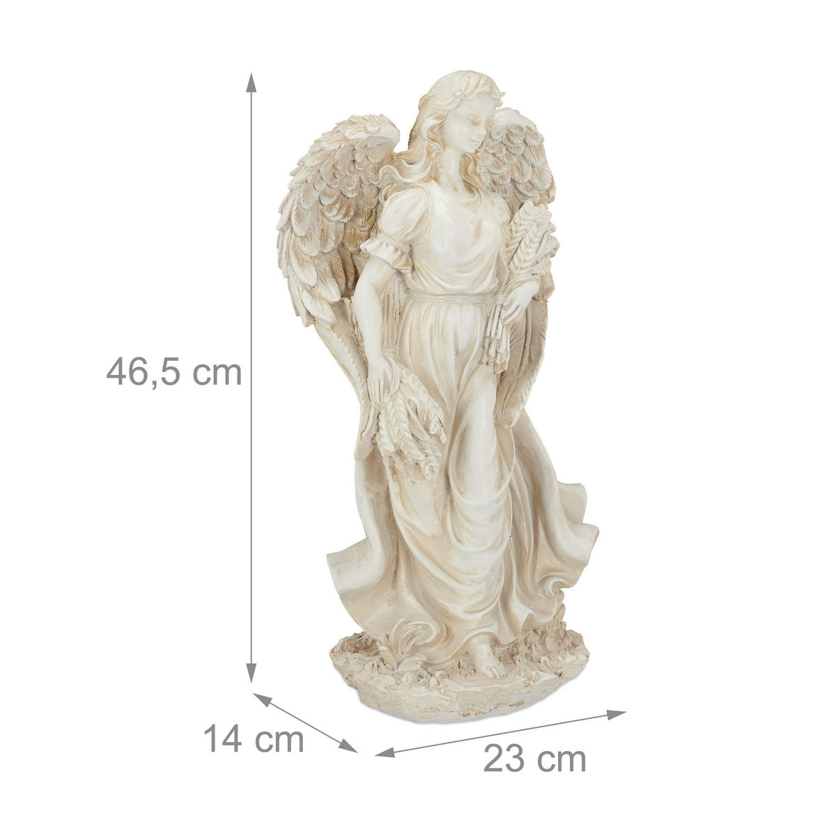 GRABENGEL - Creme, Kunststoff (23/46.5/14cm) - Relaxdays