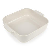 AUFLAUFFORM Keramik Appolia 28cm Quadratisch Ecru Spülmaschinenfest - Weiß, Keramik (23.7/28/7.1cm) - PEUGEOT