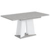ESSTISCH ausziehbar 120 -160x90x75 cm - Betonoptik K350/Weiß - UFOM - Weiß, Holzwerkstoff (120/90/75cm) - ALTDECOR