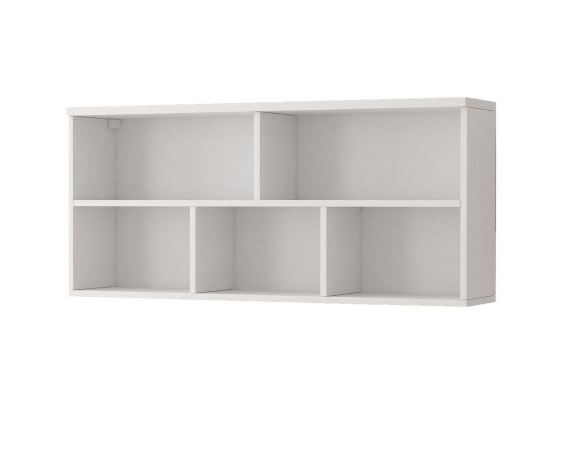 JUGENDZIMMER-SET OLMO 4-teilig Weiß - Weiß, Holzwerkstoff (270/192/50cm) - Deine Möbel 24