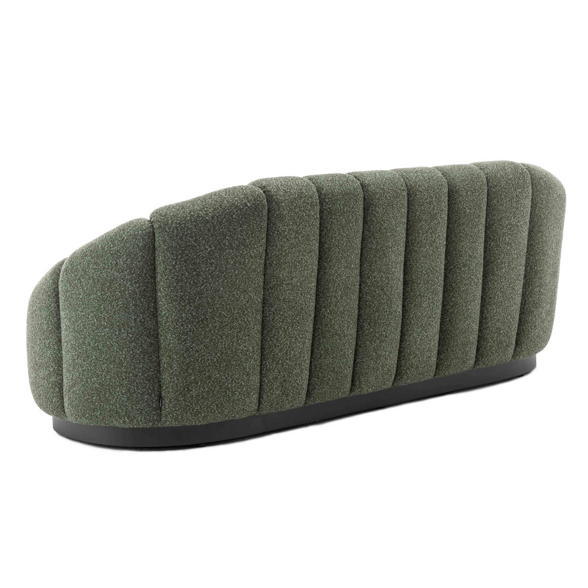 SOFA 3-Sitzer, Grün - Grün, Textil (96/83/215cm) - Oviala