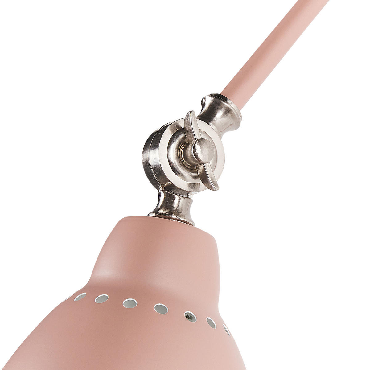 WANDLAMPE Rosa/Silber Mississippi - Pink/Silberfarben, Metall (14/44/78cm) - Beliani