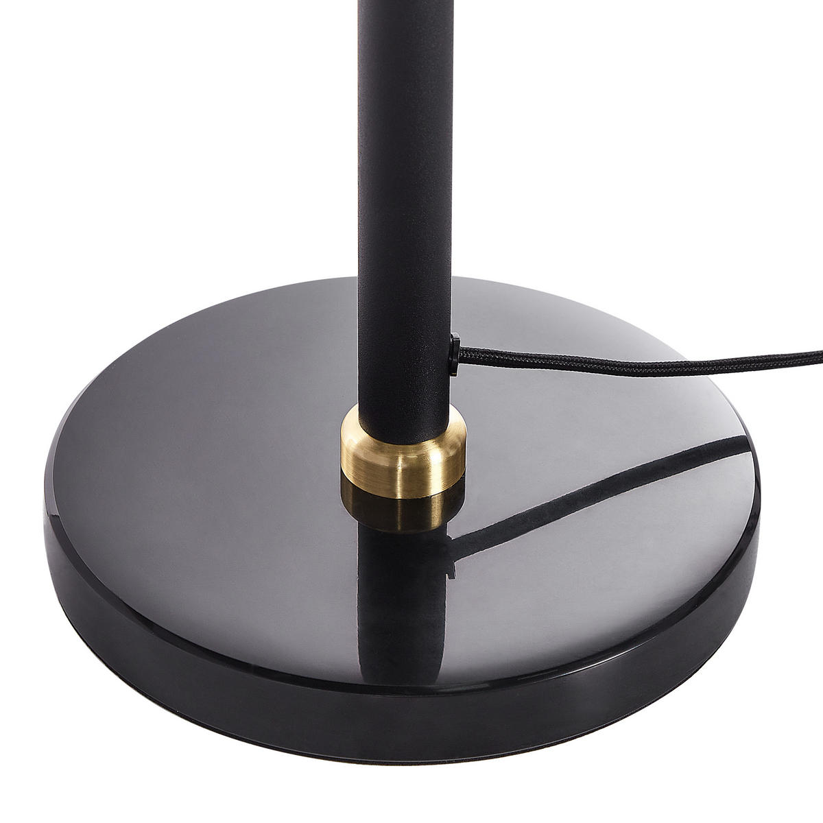 TISCHLAMPE Minija 28/28/66 cm - Schwarz, Metall (28/28/66cm) - Beliani