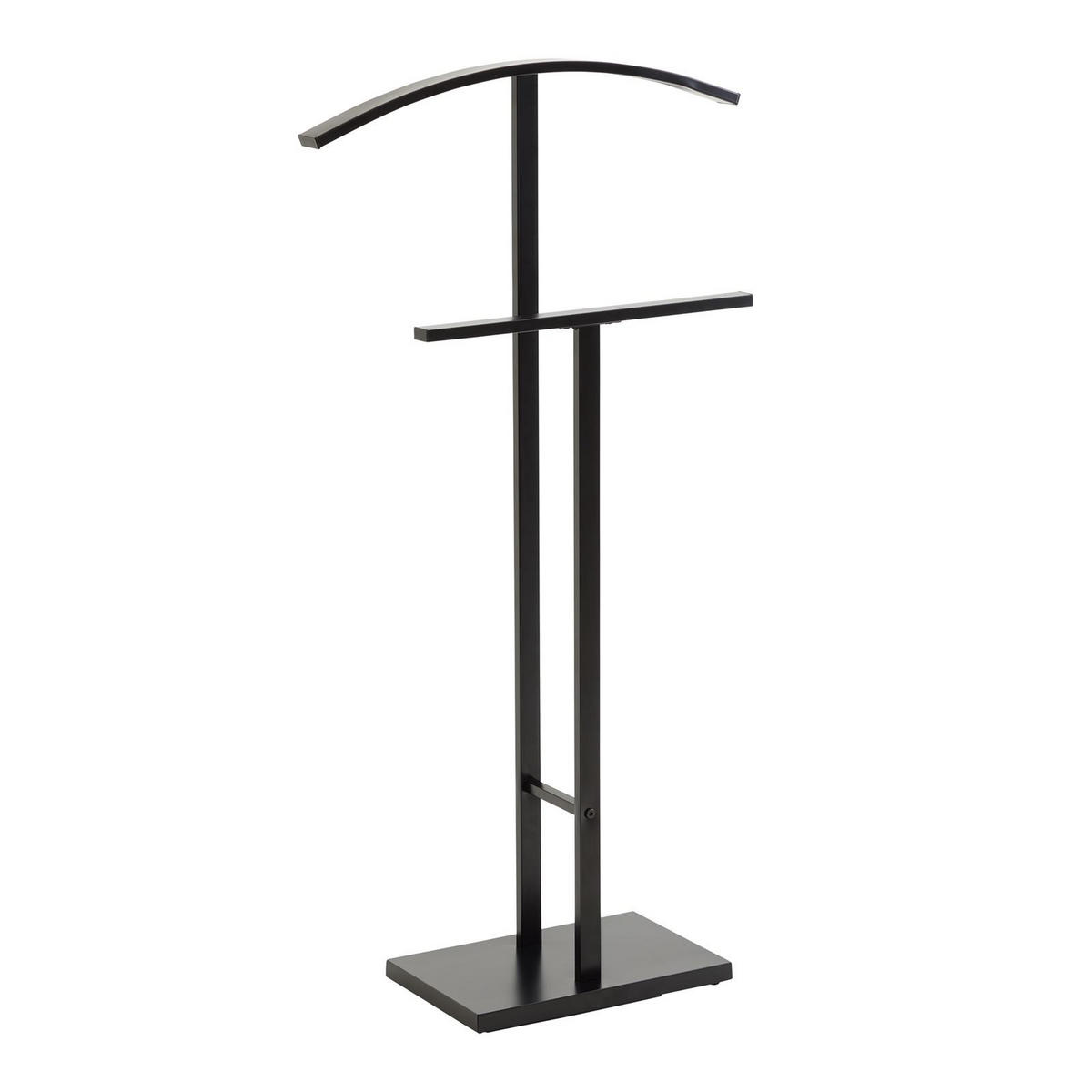 HERRENDIENER SCOTT - Schwarz, Metall (40/100/20cm) - IDIMEX