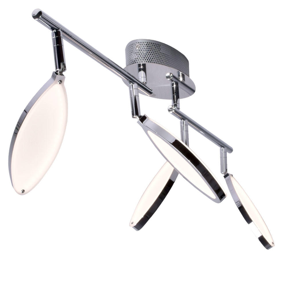 LED DECKENLEUCHTE Charlize Chrom Silber - Silberfarben, Metall (87/20/29cm) - Wofi