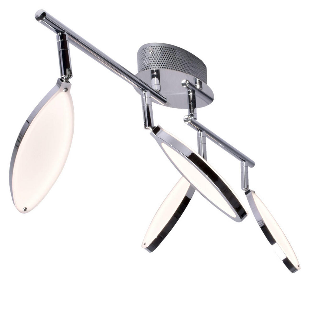 LED DECKENLEUCHTE Charlize Chrom Silber - Silberfarben, Metall (87/20/29cm) - Wofi