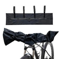 LENKERSCHUTZHÜLLE 2-teiliges Set wasserdicht - Schwarz, Textil (23/1/91cm)