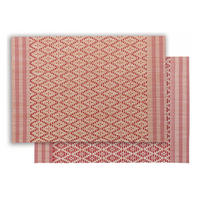 TISCHSET Kadra natur/rot 33 x 45 cm - Naturfarben, Textil (33/45cm) - Winkler