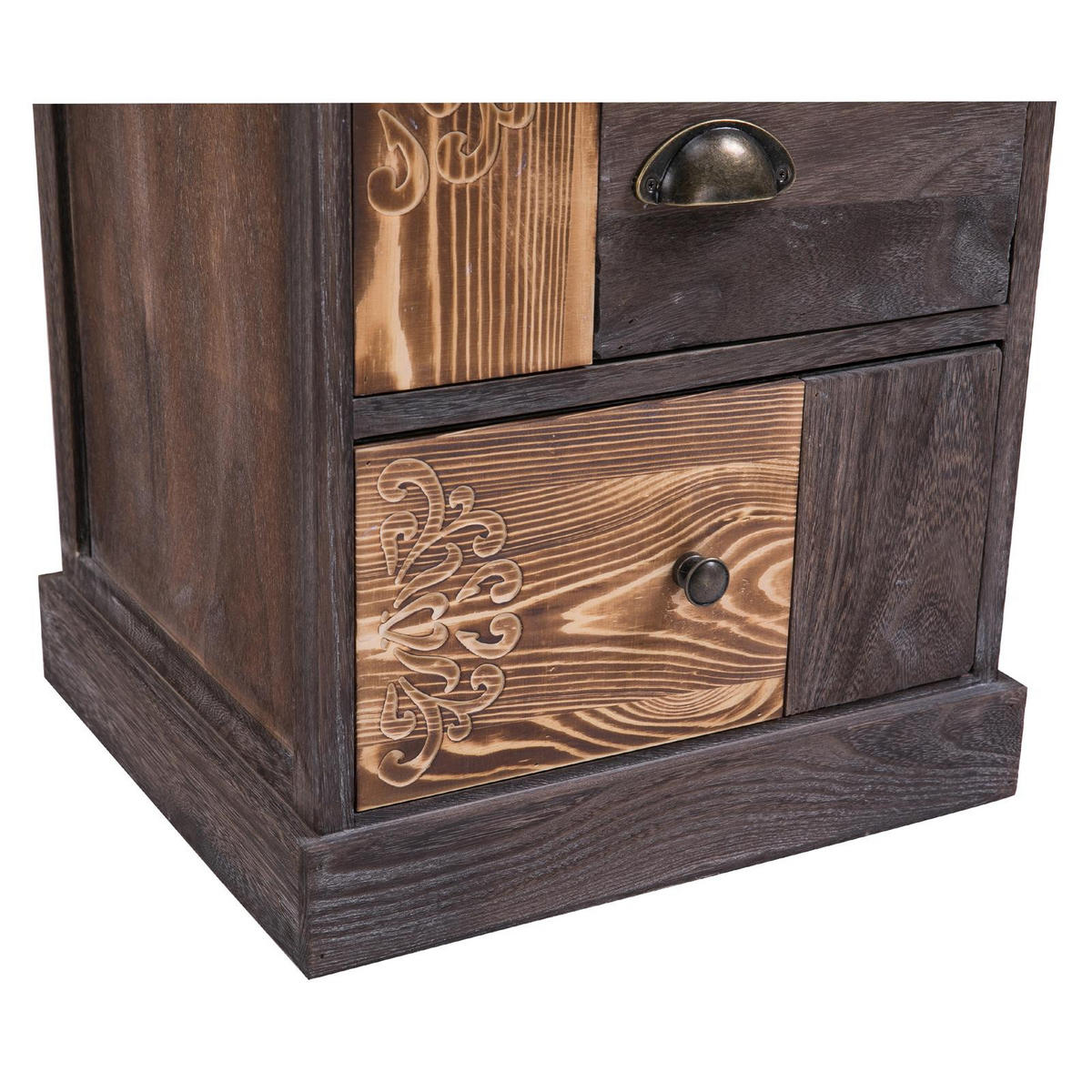 KOMMODE MARA - Graubraun, Holz (40/84/37cm) - CARO-Möbel