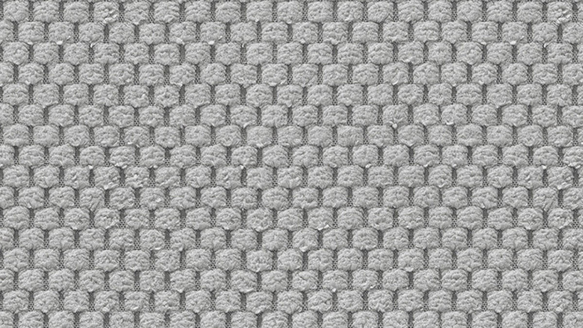 ECKSOFA MELLOW 4-Sitzer, hellgrau - Hellgrau/Schwarz, Holz/Textil (262/156cm) - Courtois Laville