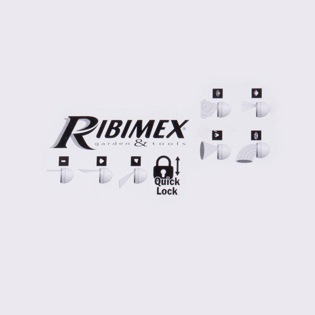 GARTENSCHLAUCHPISTOLE Ribimex - Grün, Kunststoff (6/27.5/14.7cm)