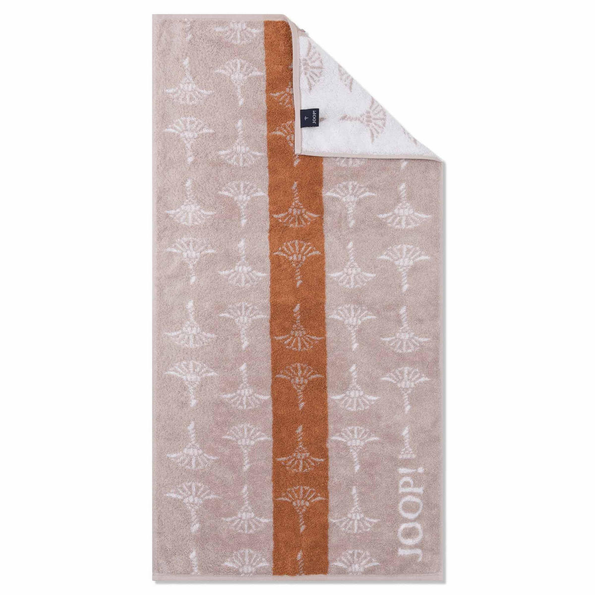 HANDTUCH DIVIDED CORNFLOWER 1706 NATUR - 36 - Beige, Textil (50/100cm) - Joop!
