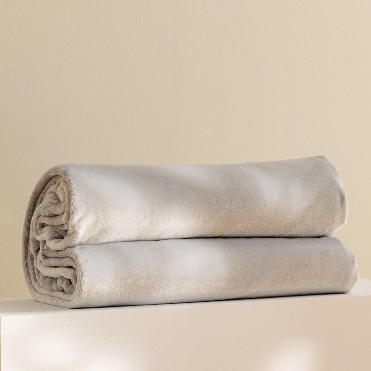 DECKE Floss 200x220cm, Beige - Beige, Textil (200/220cm) - home&you