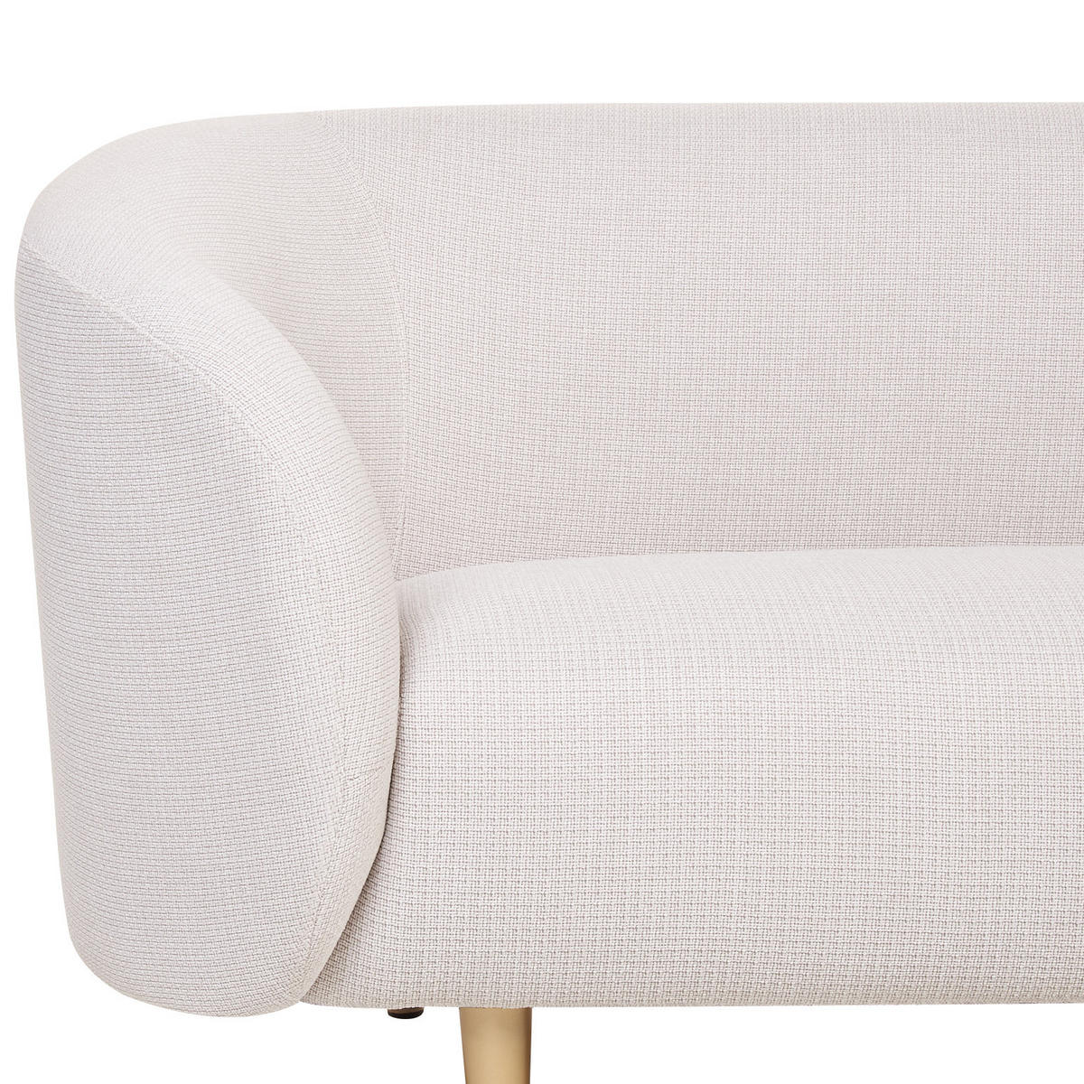 2-SITZER-SOFA Polsterbezug Beige Loen - Beige, Textil (155/79/70cm) - Beliani