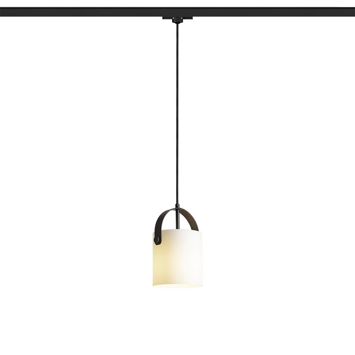 DECKENLEUCHTE JULIETTA 16 Opalglas 15 W - Schwarz, Metall (30/30/20cm) - Rendl