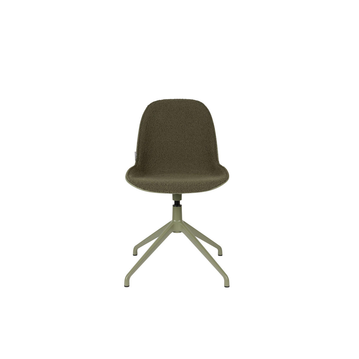 ESSZIMMERSTUHL Albert Kuip Swivel Grün - 2 er Set - Grün, Textil (45/83.6/52cm) - Zuiver