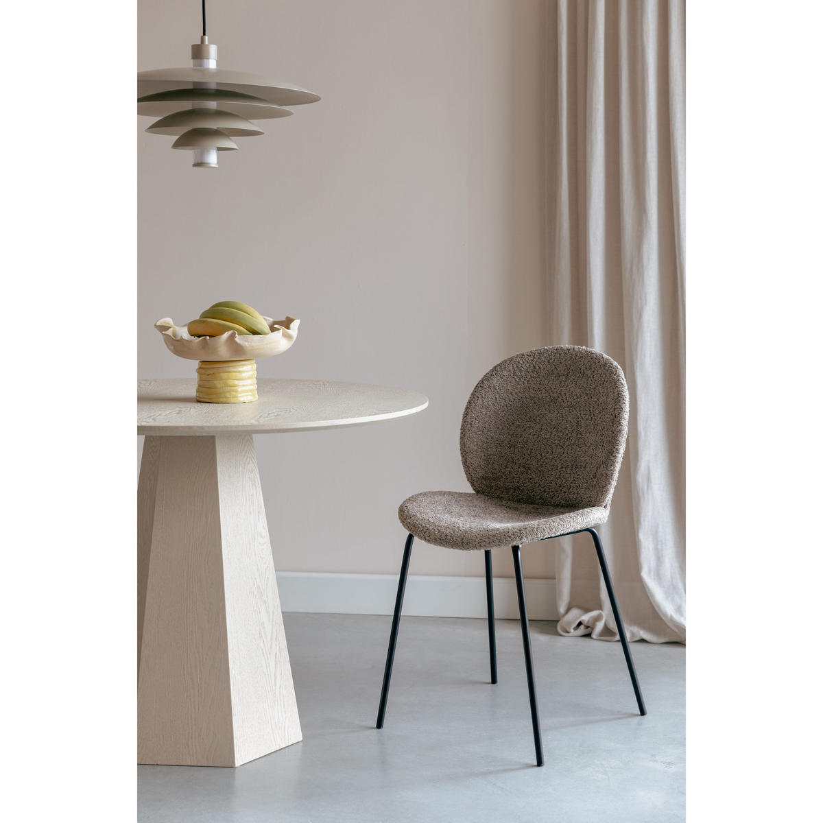 ESSZIMMERSTUHL Bonnet Beige - 2 er Set - Beige, Kunststoff (45/84/53cm) - Zuiver