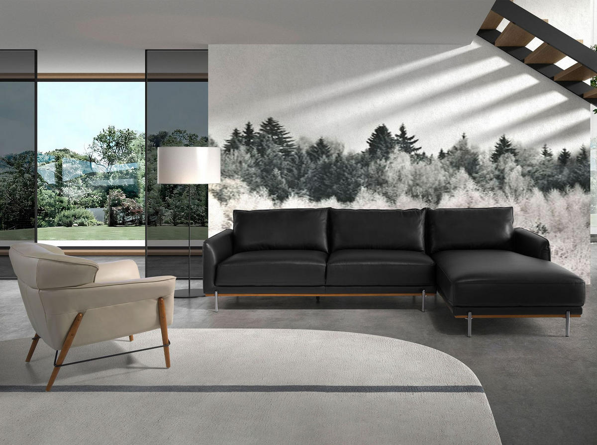 SESSEL Ledersessel Sand 86/85/81 cm - Sandfarben/Honig, Leder (86/81/85cm) - ANGEL CERDA