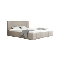 POLSTERBETT Detroit Komplettset - Braun, Holzwerkstoff/Textil (120/200cm) - Fun Möbel