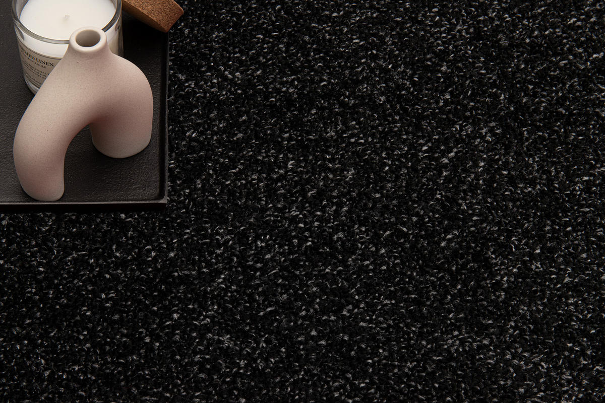 TEPPICH NOYAN Schwarz 300/400 cm - Schwarz, Kunststoff (300/400cm) - Tapiso