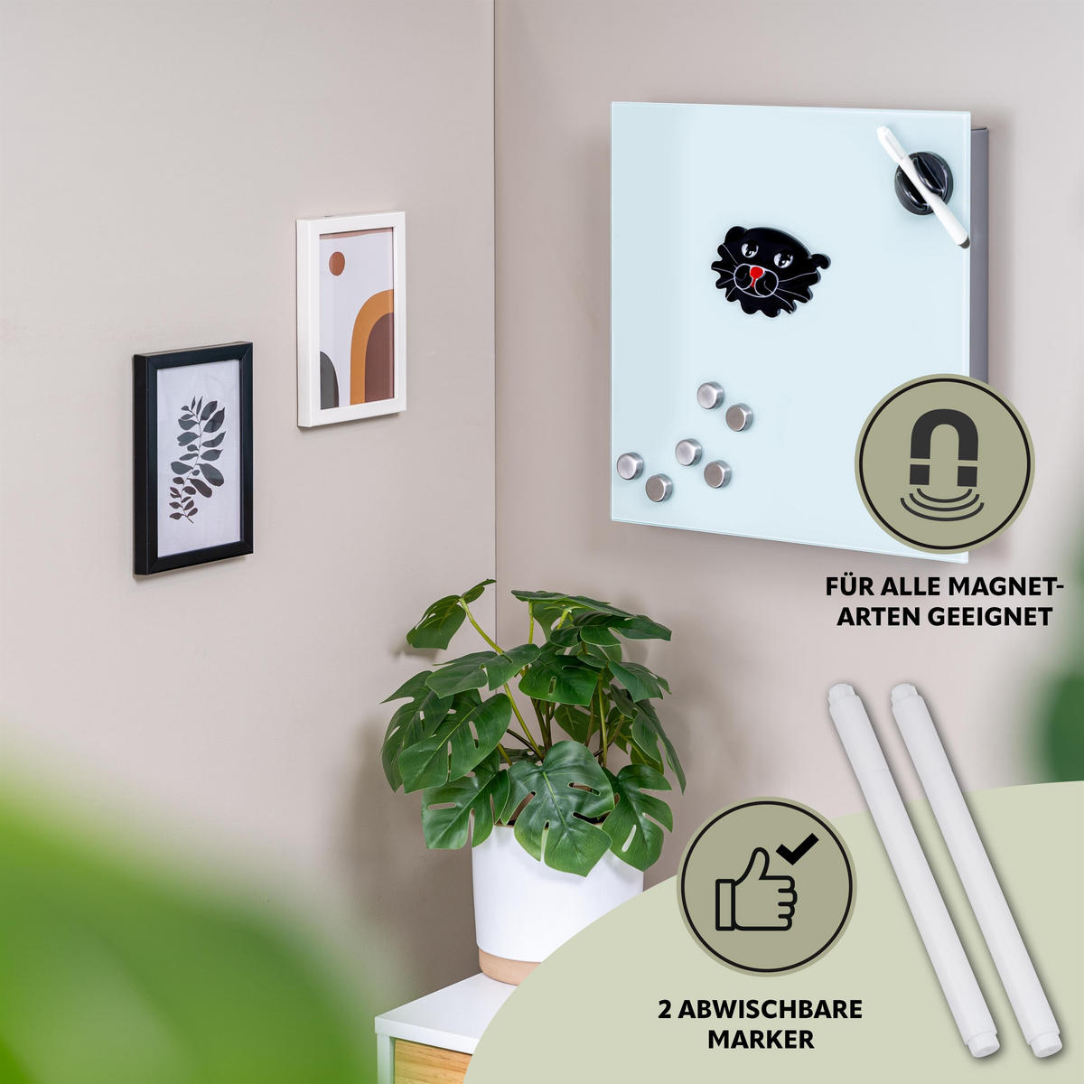 SCHLÜSSELKASTEN, weiß, Metall - Weiß, Metall (35/35/5cm) - bremermann